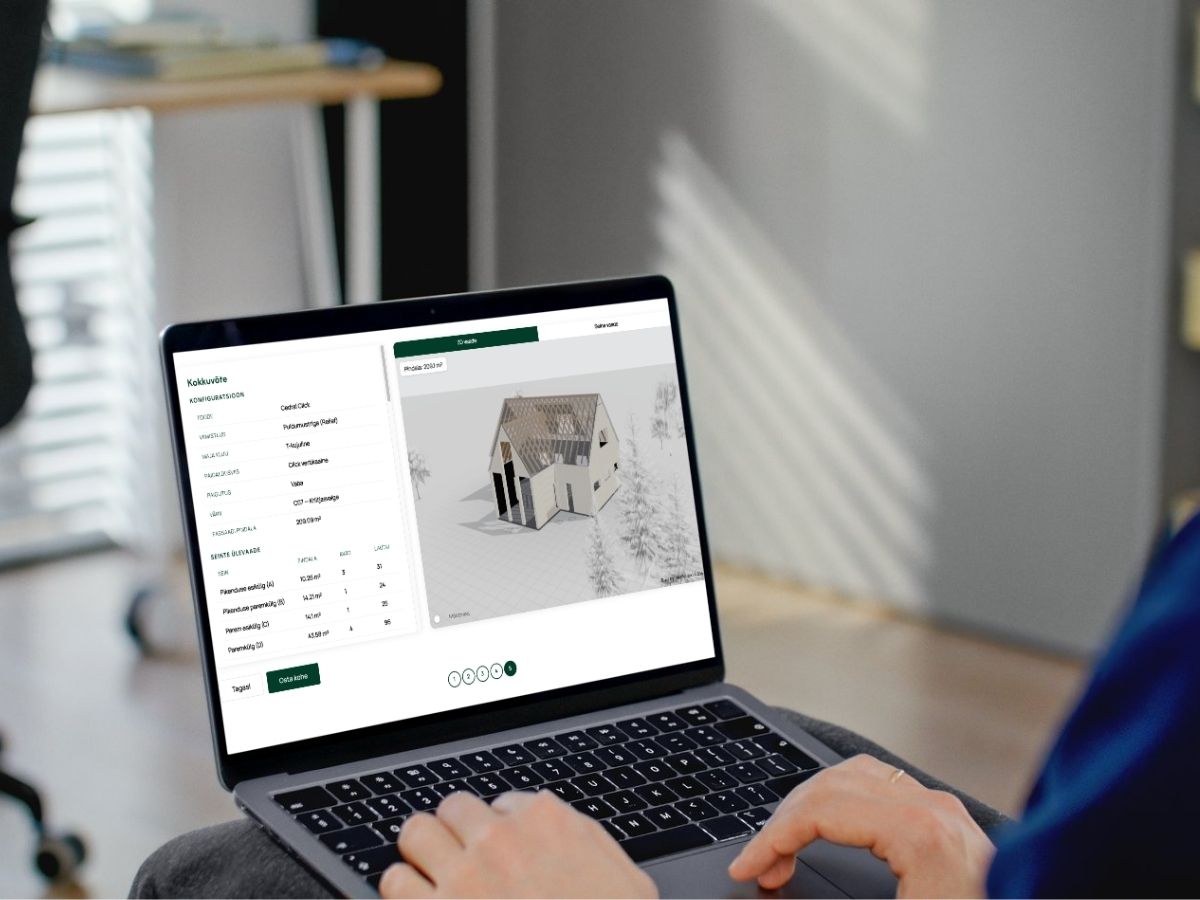 Fassaadikonfiguraator koos paigaldus plaaniga